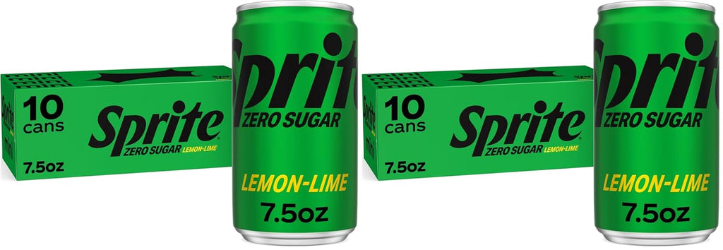 Sprite Lemon-Lime Caffeine Free Soda Soft Drink Fridge Pack Cans, 12 Fl Oz, 12 Pack