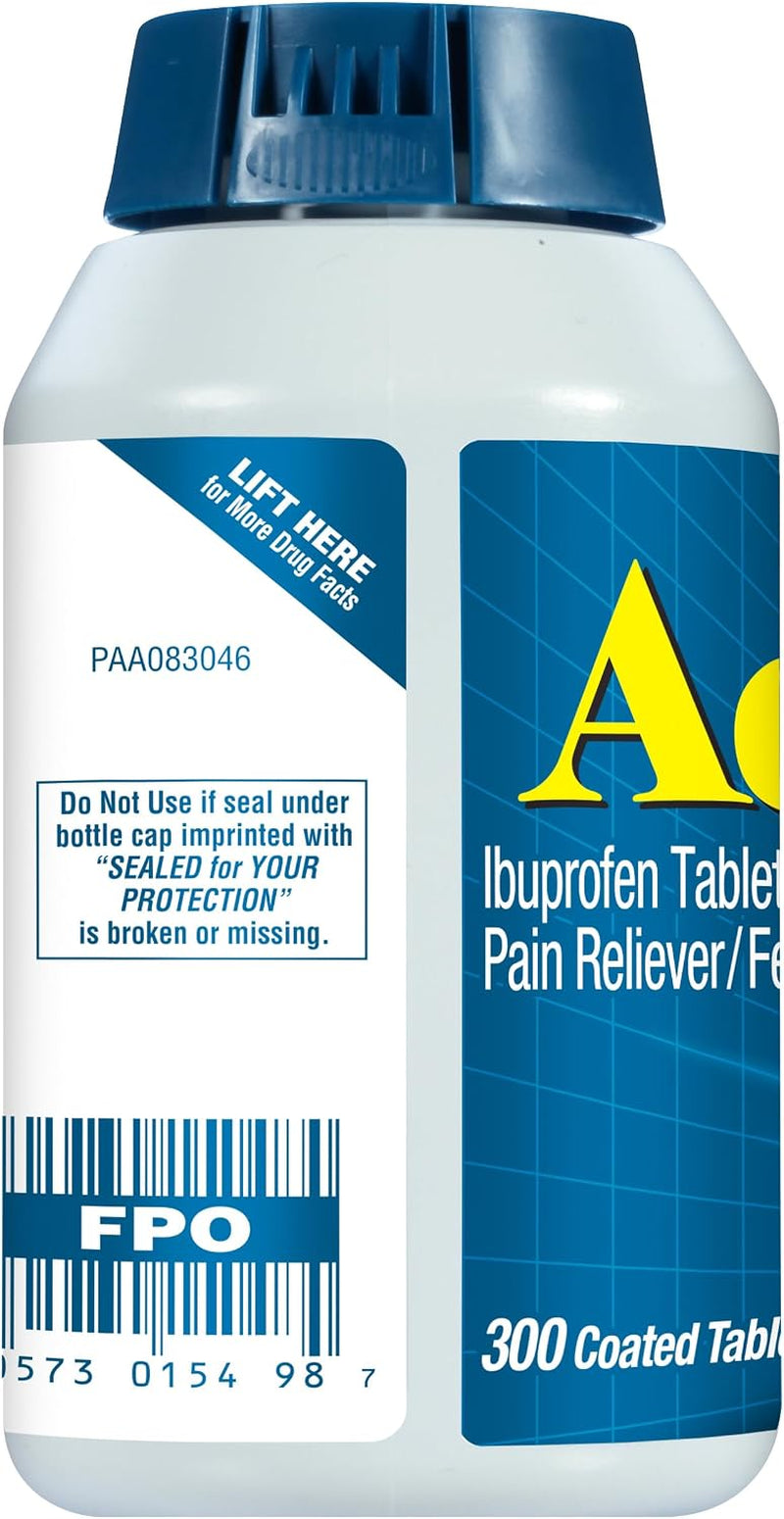 Advil Pain Reliever and Fever Reducer, Ibuprofen 200Mg for Pain Relief - 300 Count, Advil PM Pain Reliever and Nighttime Sleep Aid, Ibuprofen for Pain Relief and Diphenhydramine Citrate - 2 Count