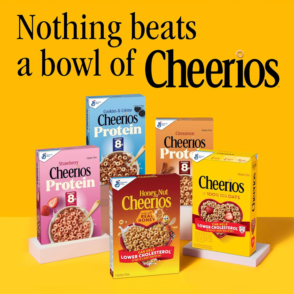 Cheerios, Heart Healthy Gluten Free Breakfast Cereal, Giant Size, 20 Oz