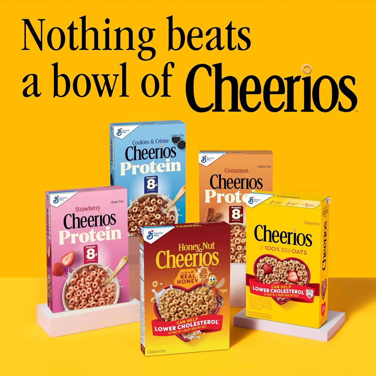 Cheerios, Heart Healthy Gluten Free Breakfast Cereal, Giant Size, 20 Oz