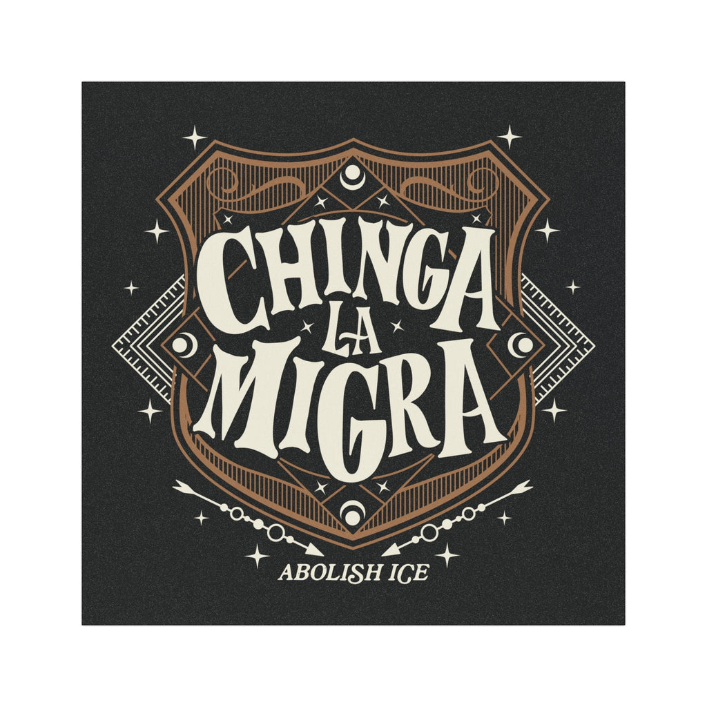 Chinga La Migra Magnet | Abolish ICE Car Magnet