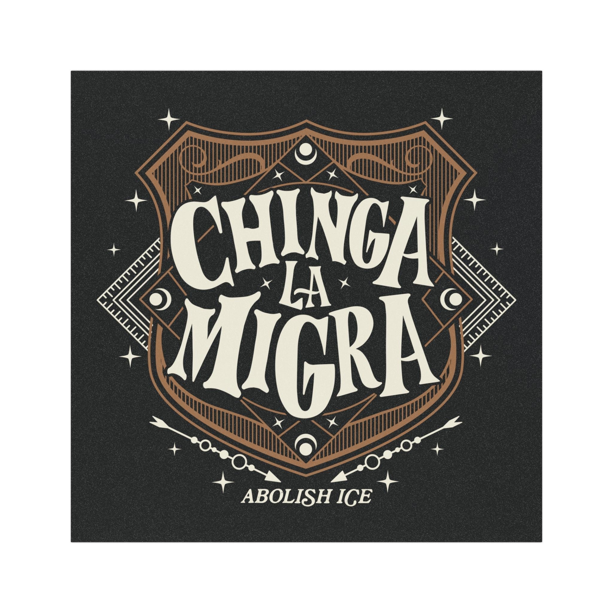 Chinga La Migra Magnet | Abolish ICE Car Magnet