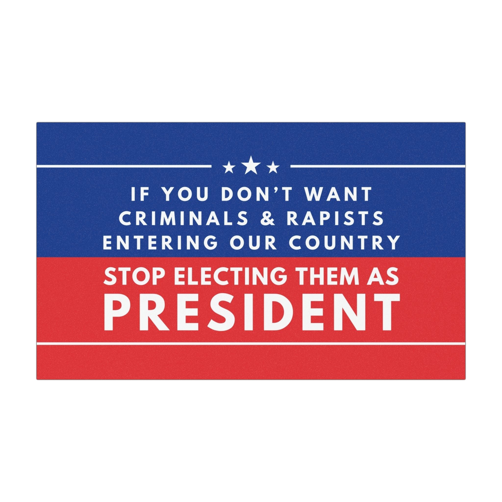 Anti-Trump Car Magnet