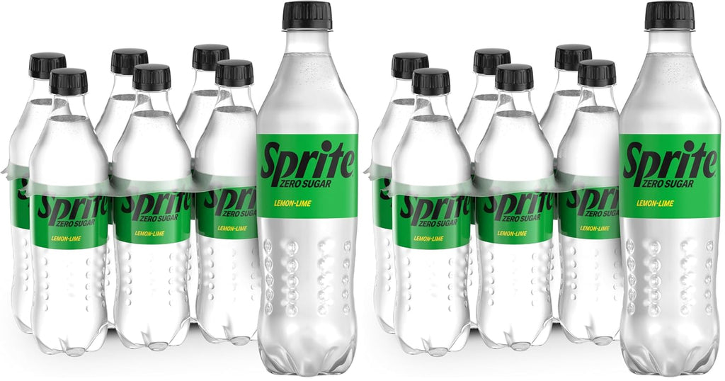 Sprite Lemon-Lime Caffeine Free Soda Soft Drink Fridge Pack Cans, 12 Fl Oz, 12 Pack