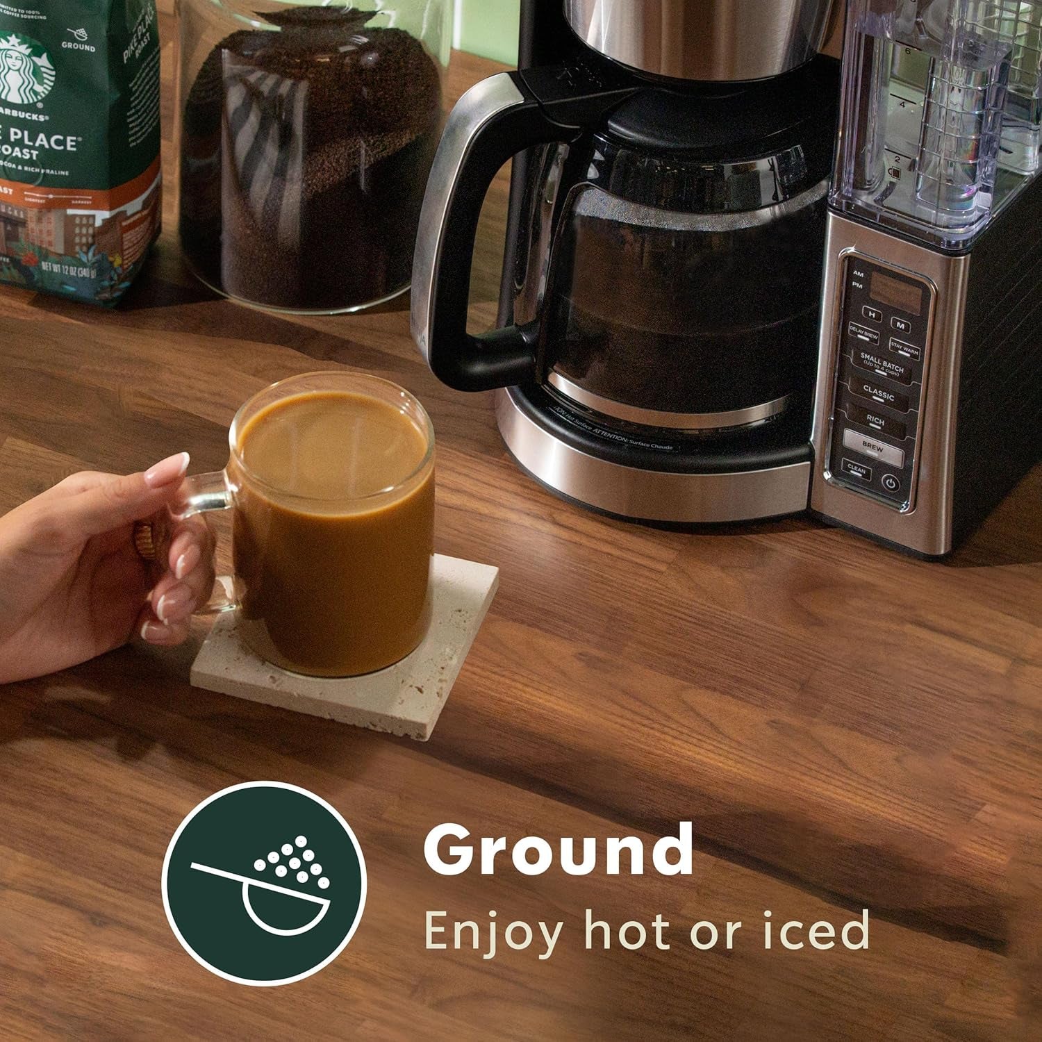 Starbucks Ground Coffee, Medium Roast Coffee, House Blend, 100% Arabica, 1 Bag (18 Oz)