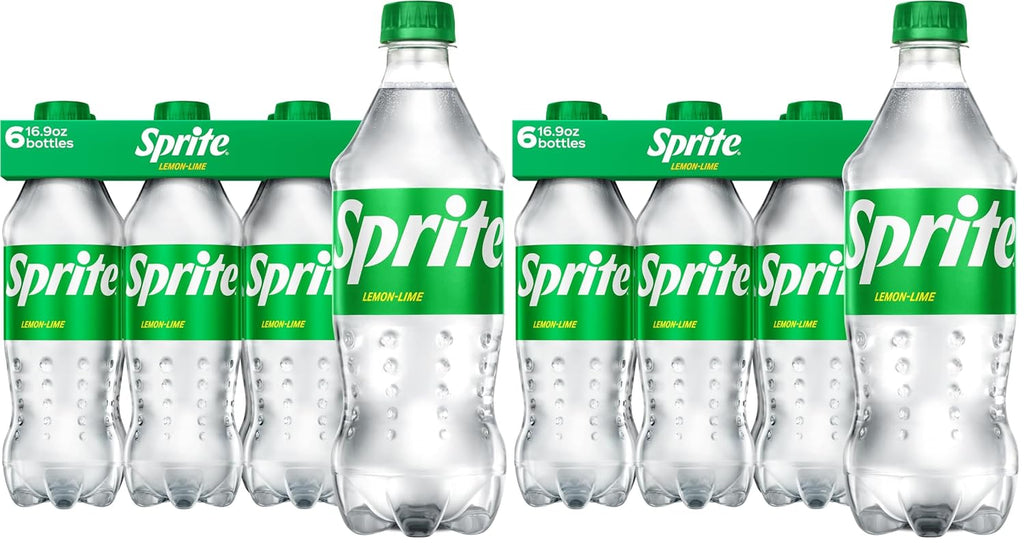 Sprite Lemon-Lime Caffeine Free Soda Soft Drink Fridge Pack Cans, 12 Fl Oz, 12 Pack