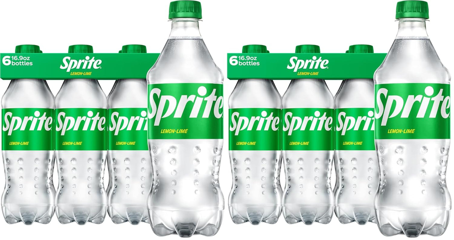 Sprite Lemon-Lime Caffeine Free Soda Soft Drink Fridge Pack Cans, 12 Fl Oz, 12 Pack