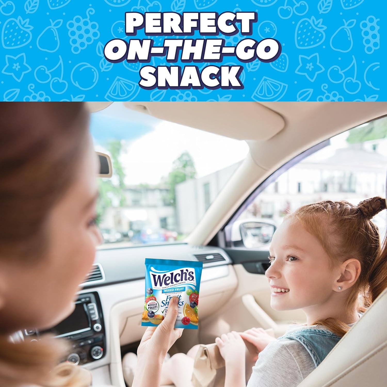 Welch'S Fruit Snacks, Mixed Fruit & Summer Fruits Snack Box, Gluten Free, 0.8Oz Snack Packs (Pack of 60)