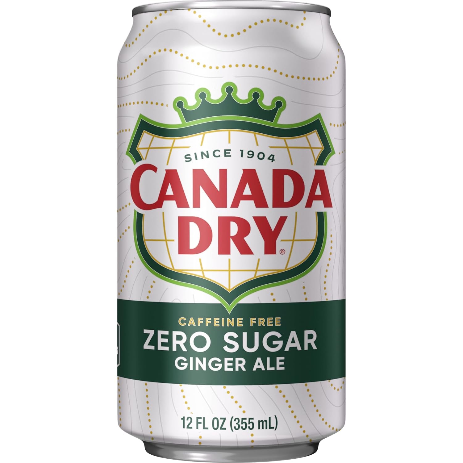 Canada Dry Zero Sugar Ginger Ale Soda, 12 Fl Oz Cans, 12 Pack