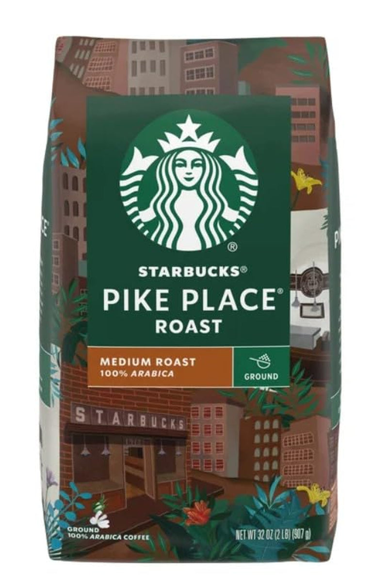 Starbucks Ground Coffee, Medium Roast Coffee, House Blend, 100% Arabica, 1 Bag (18 Oz)