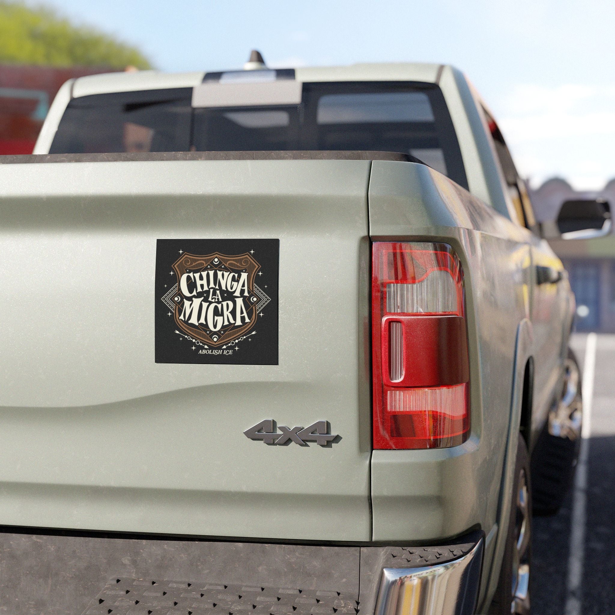 Chinga La Migra Magnet | Abolish ICE Car Magnet