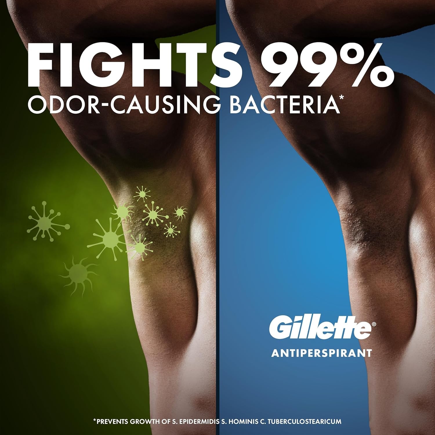 Gillette Antiperspirant and Deodorant for Men, 72Hr Clinical Strength Sweat & Odor Protection, Long Lasting Freshness, Anti-White Mark Technology, Clear Gel, Cool Wave Scent, 3.8 Oz (Pack of 4)