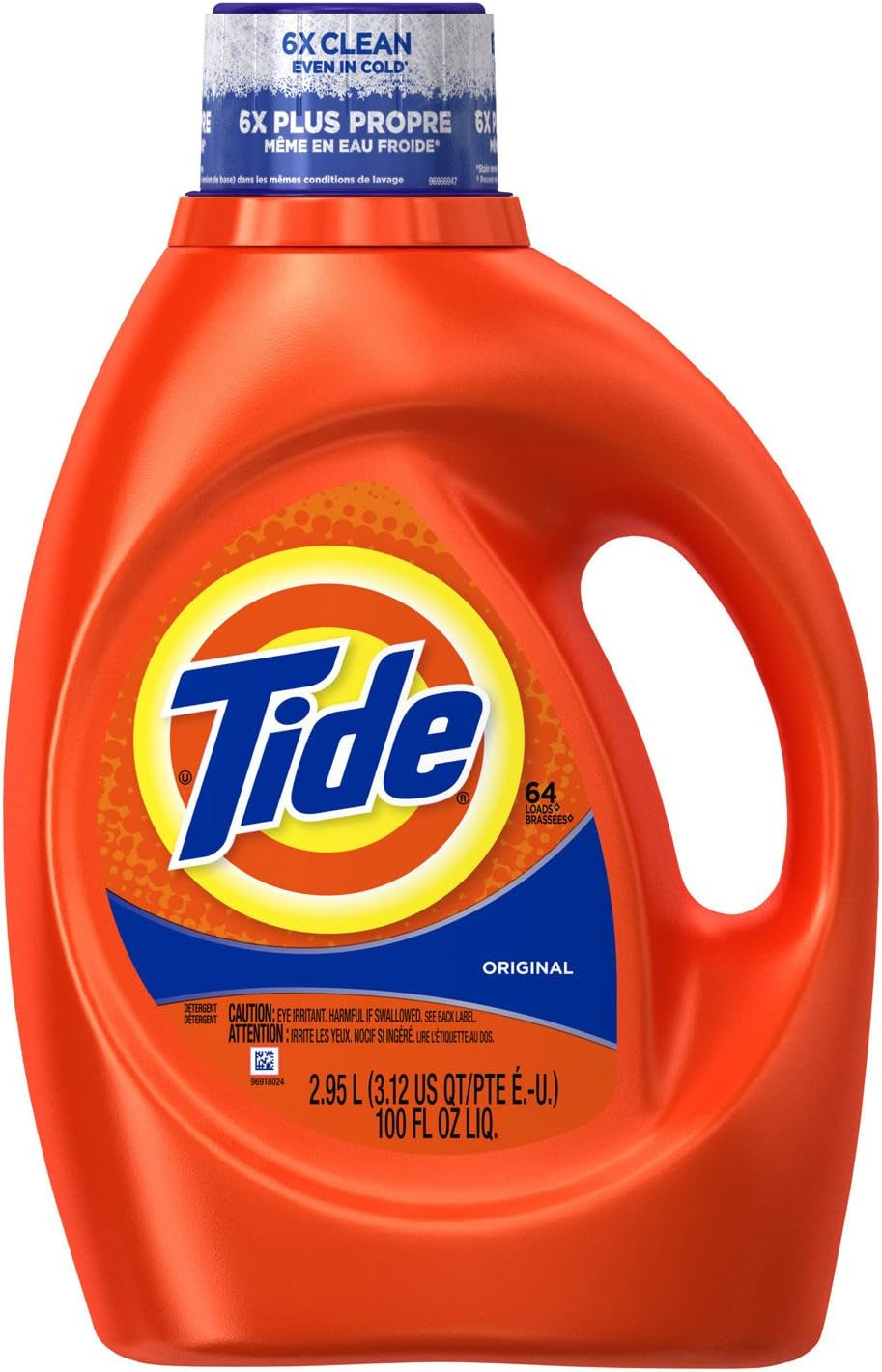 Tide Laundry Detergent Liquid, Original Scent, 64 Loads, 80 FL OZ, Works on 100% of Common Stains, Laundry Soap, Liquid Laundry Detergent