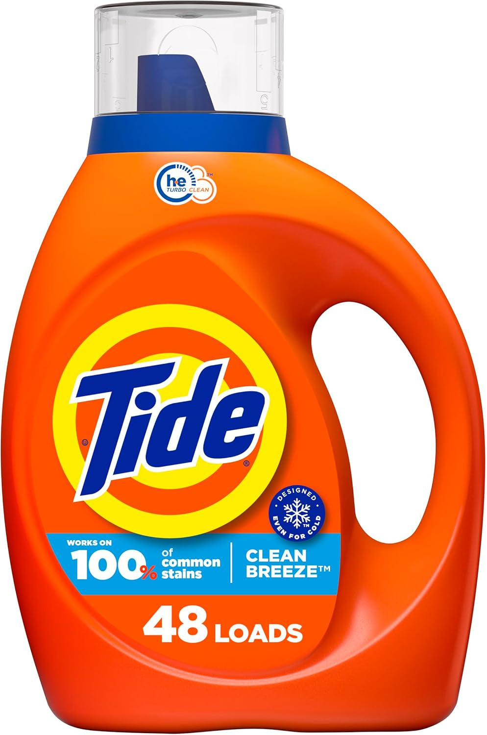 Tide Laundry Detergent Liquid, Original Scent, 64 Loads, 80 FL OZ, Works on 100% of Common Stains, Laundry Soap, Liquid Laundry Detergent