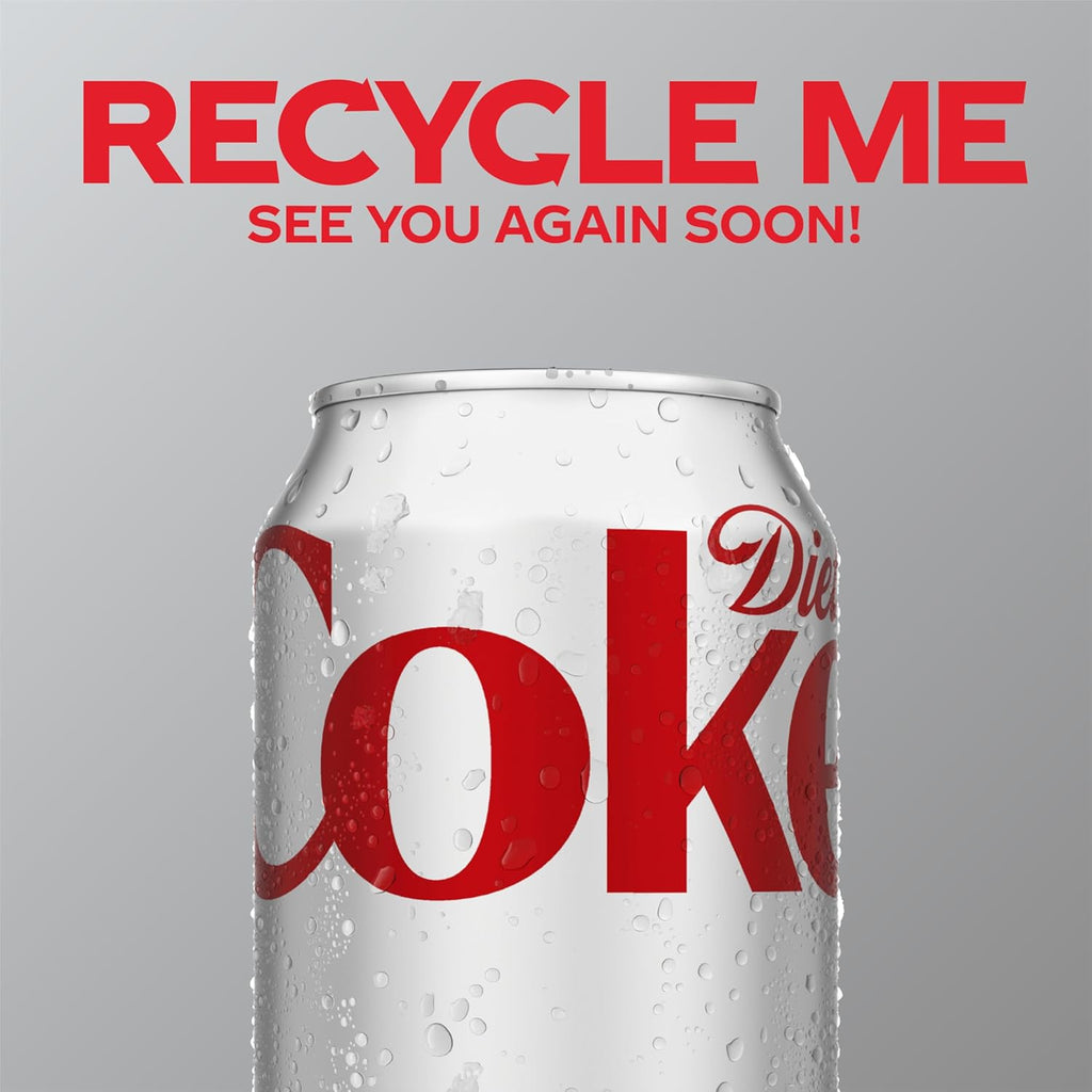 Diet Coke Soda Soft Drink Cans, 12 Fl Oz, 12 Pack