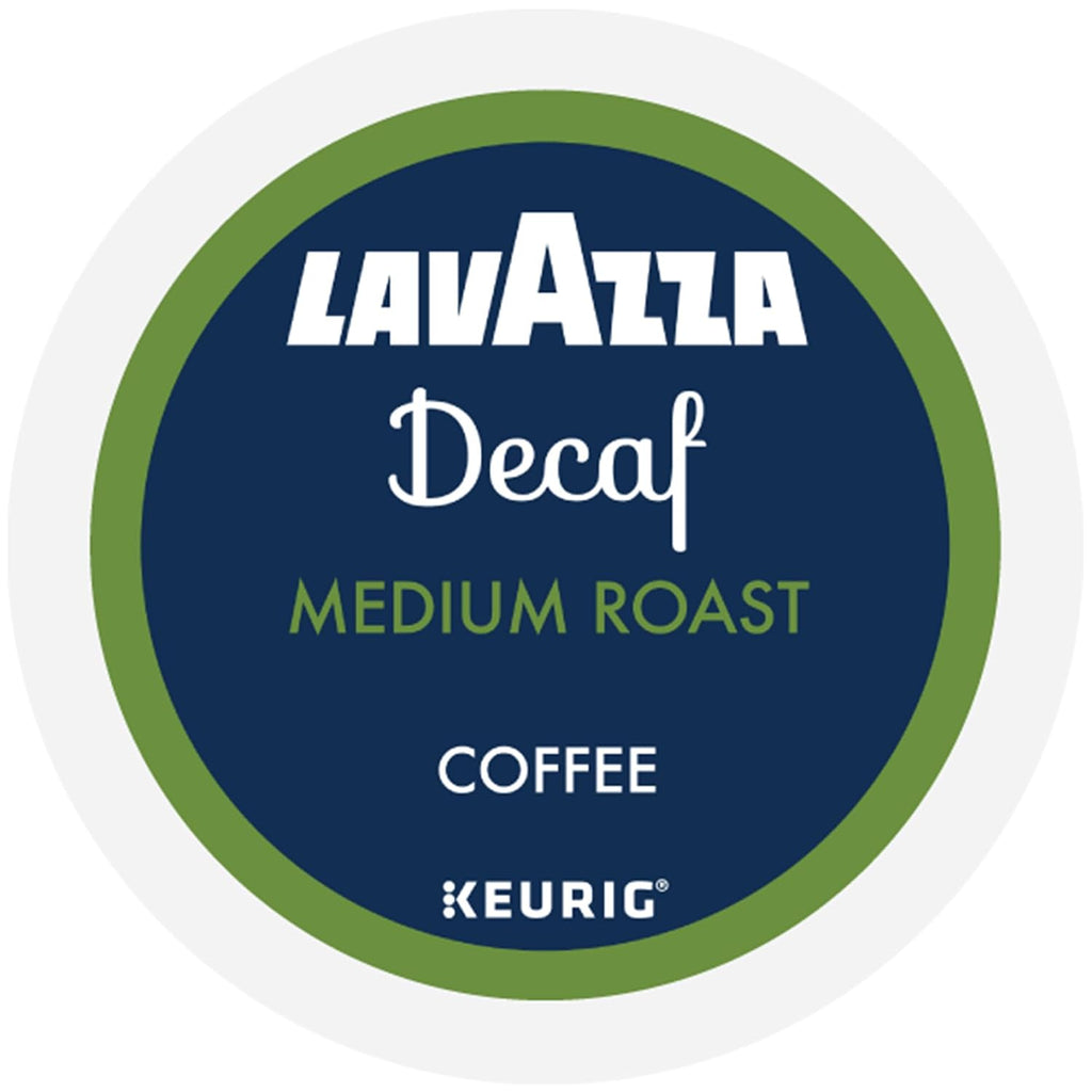 Lavazza Decaf, Single-Serve Keurig K-Cup Pods, Medium Roast Coffee, 60-Count Box (6 Packs of 10)
