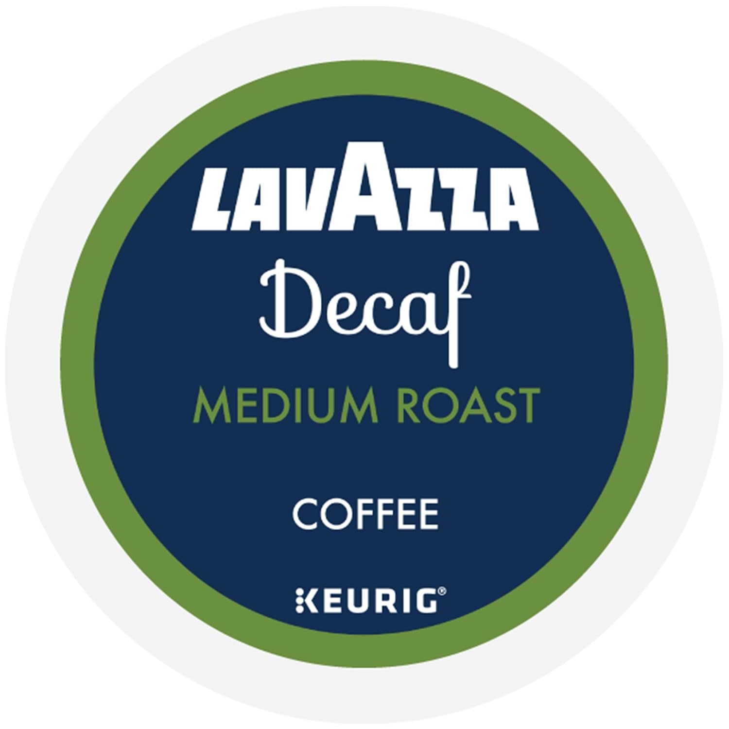 Lavazza Decaf, Single-Serve Keurig K-Cup Pods, Medium Roast Coffee, 60-Count Box (6 Packs of 10)
