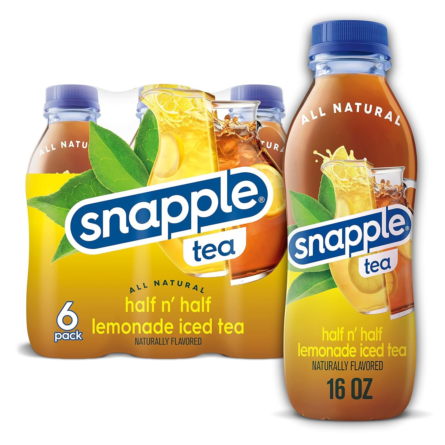 Snapple Zero Sugar Peach Tea, 16 Fl Oz Recycled Plastic Bottle (Pack of 12)