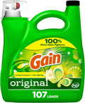 Gain Liquid Laundry Detergent, Freshness, Odor Defense, High Efficiency Washing Machine Liquid Laundry Soap, Original Scent, 132 Fl Oz, 100 Loads (Packaging May Vary)