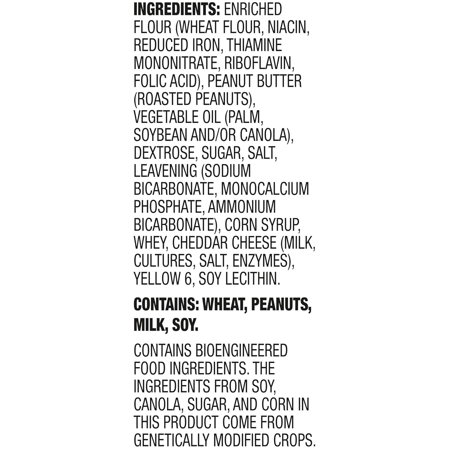 Lance Sandwich Crackers, Toastchee Peanut Butter, 20 Individually Wrapped Packs, 6 Sandwiches Each