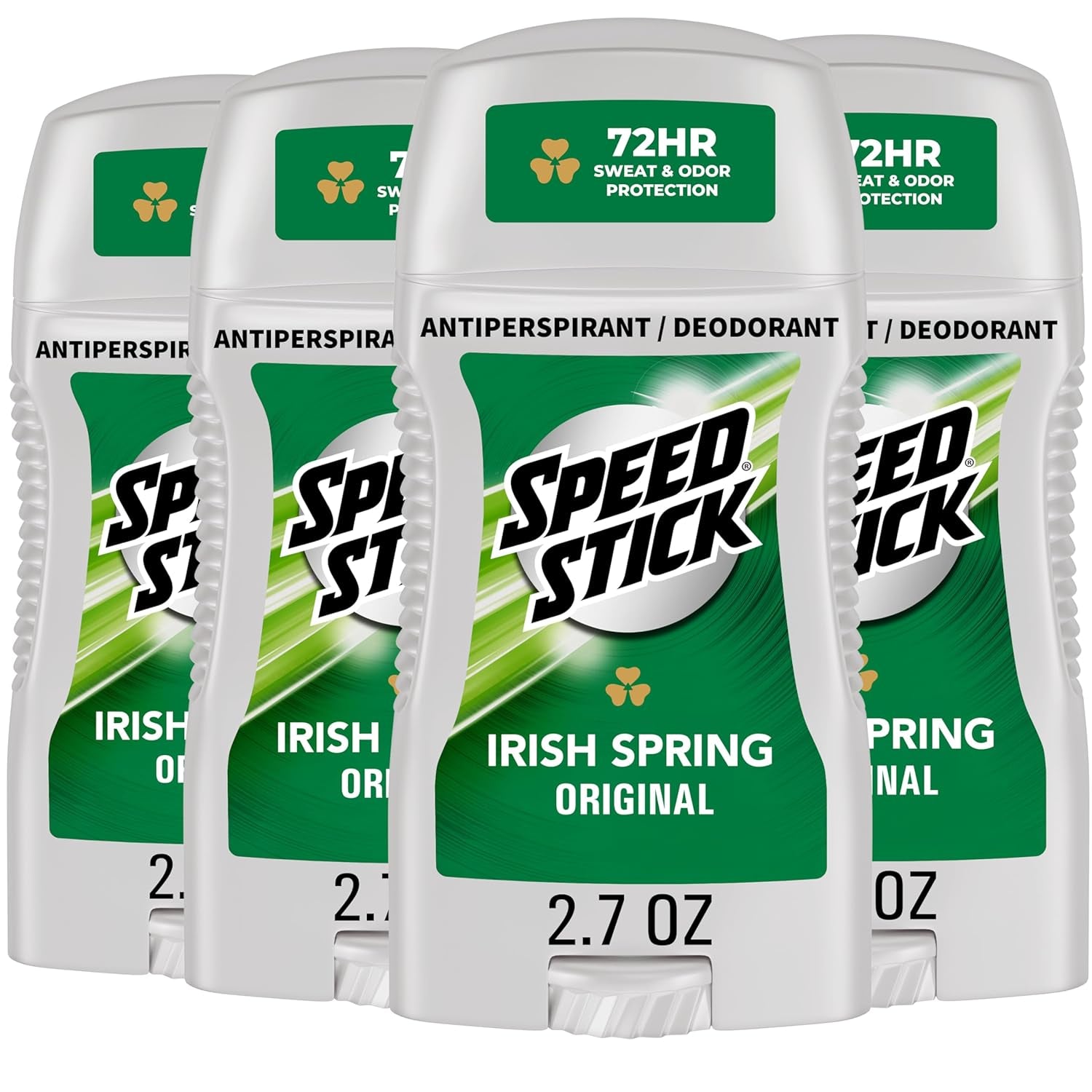 Speed Stick Power Antiperspirant Deodorant for Men, 72 HR Sweat & Odor Protection, Unscented, 3.0 Oz Stick (4 Pack)