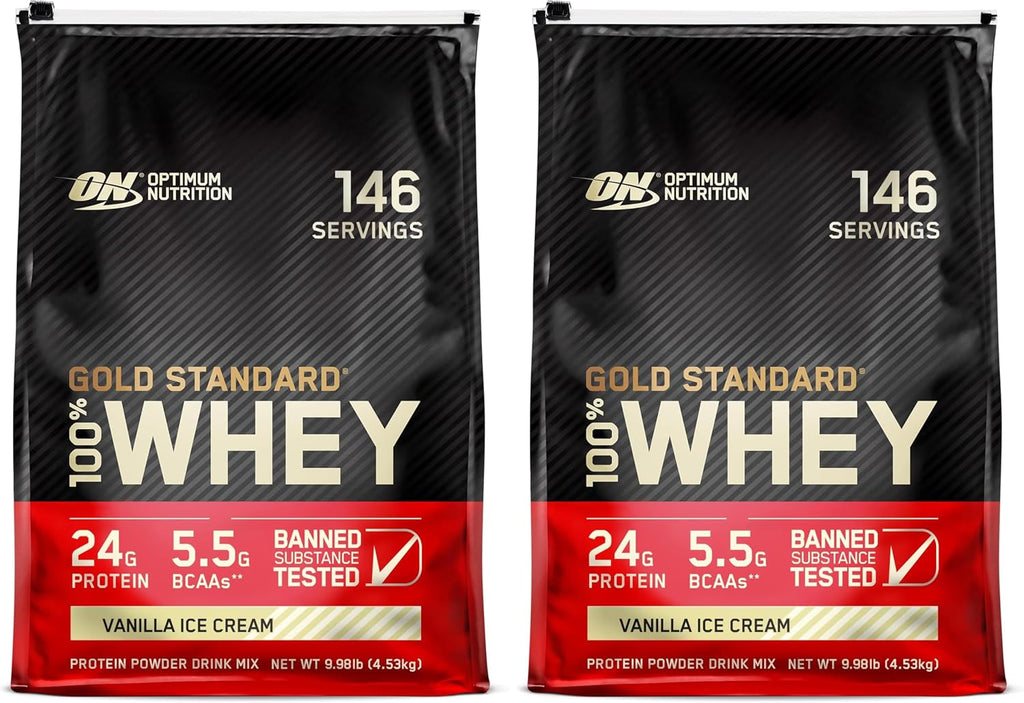 Optimum Nutrition Gold Standard 100% Whey Protein Powder, Double Rich Chocolate 1.98 Pound (Packaging May Vary)