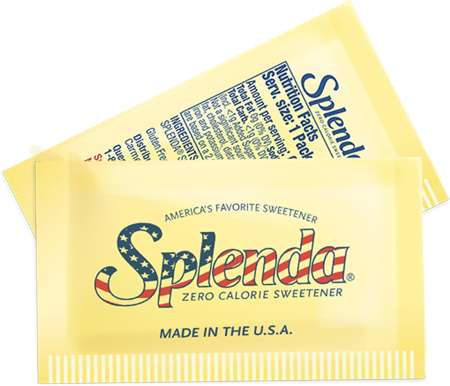 SPLENDA Zero Calorie Sweetener, 2000 Count Packets