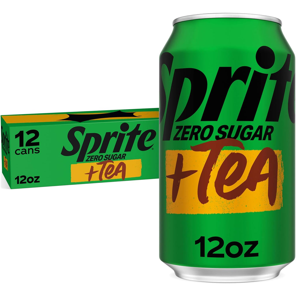 Sprite Lemon-Lime Caffeine Free Soda Soft Drink Fridge Pack Cans, 12 Fl Oz, 12 Pack