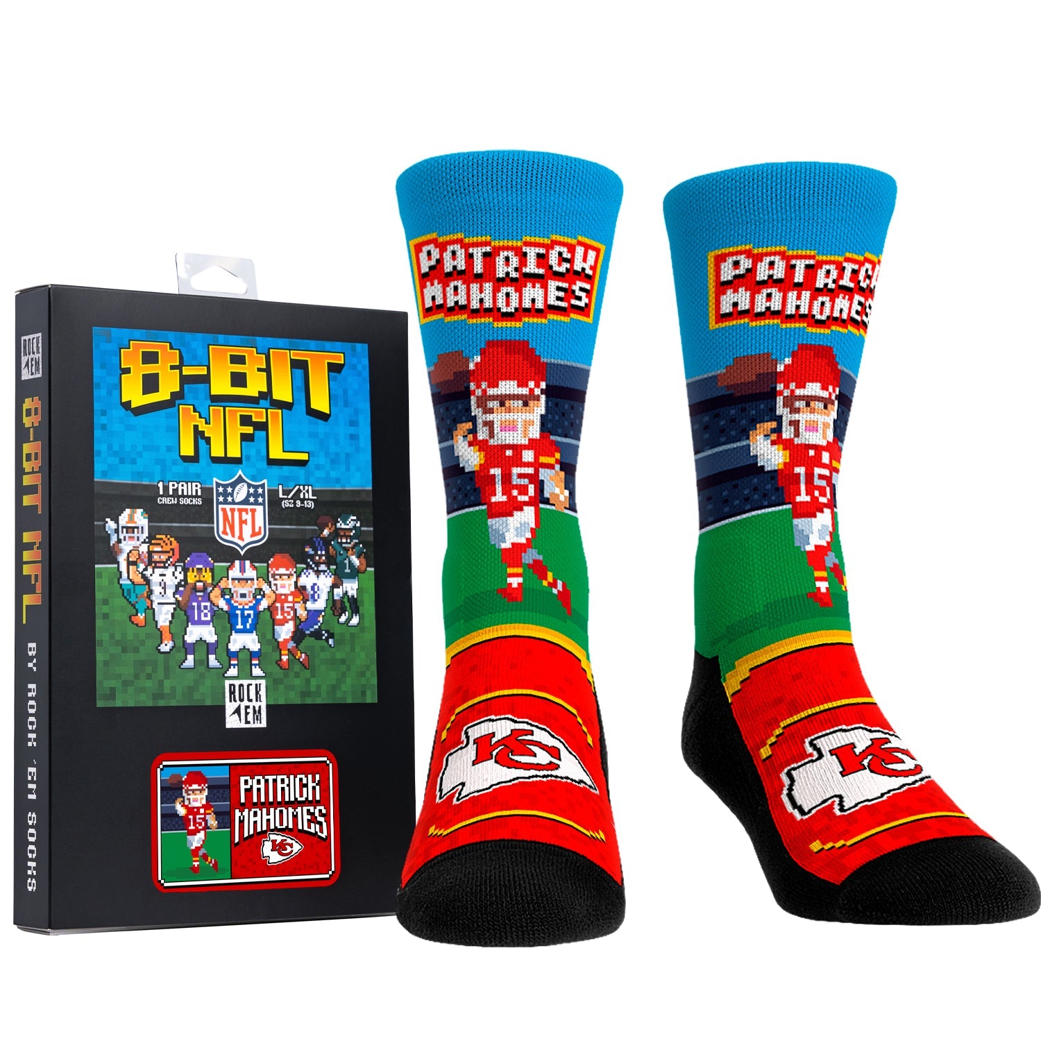 Patrick Mahomes - Kansas City Chiefs - 8-Bit (Box Set)