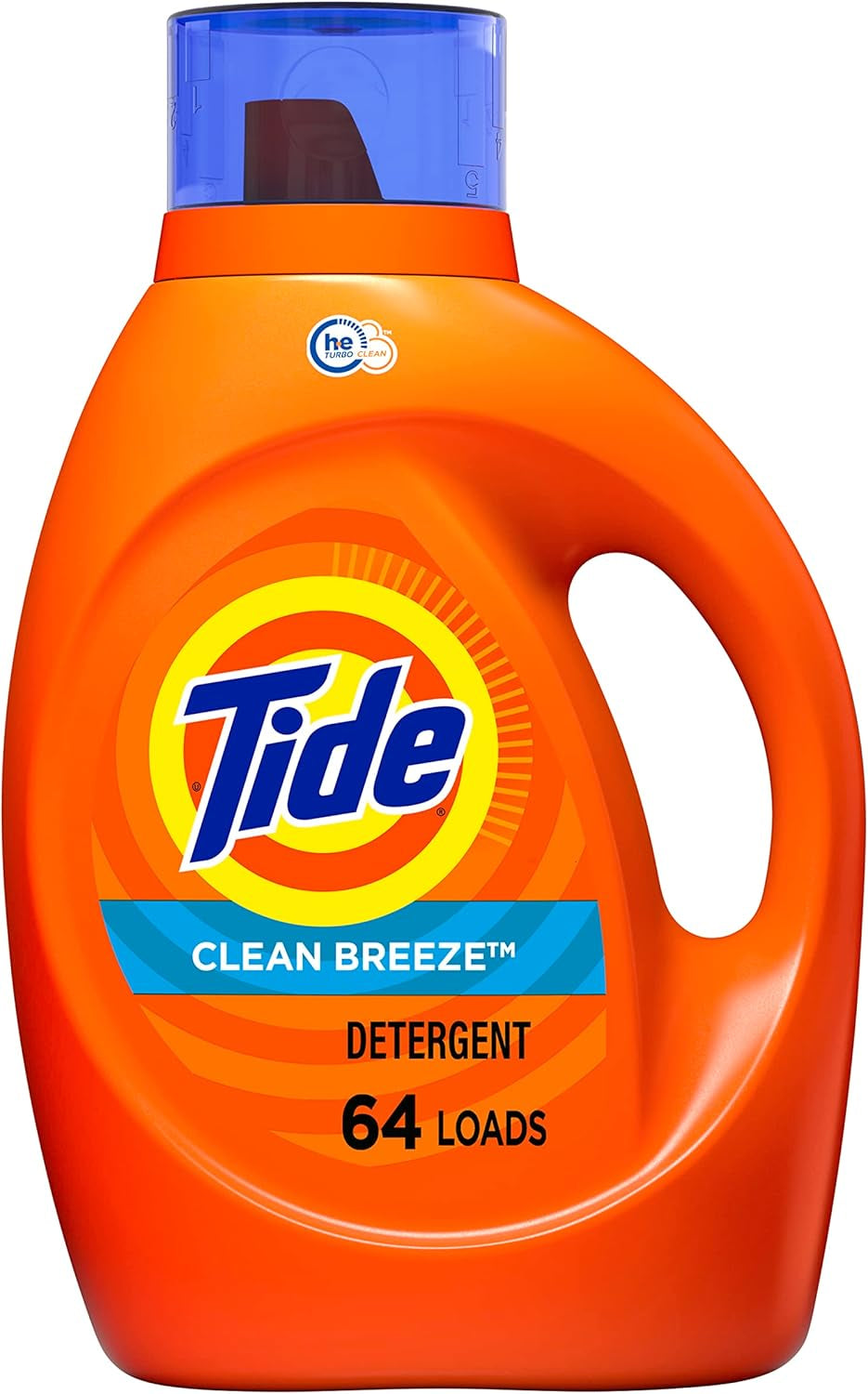 Tide Laundry Detergent Liquid, Original Scent, 64 Loads, 80 FL OZ, Works on 100% of Common Stains, Laundry Soap, Liquid Laundry Detergent