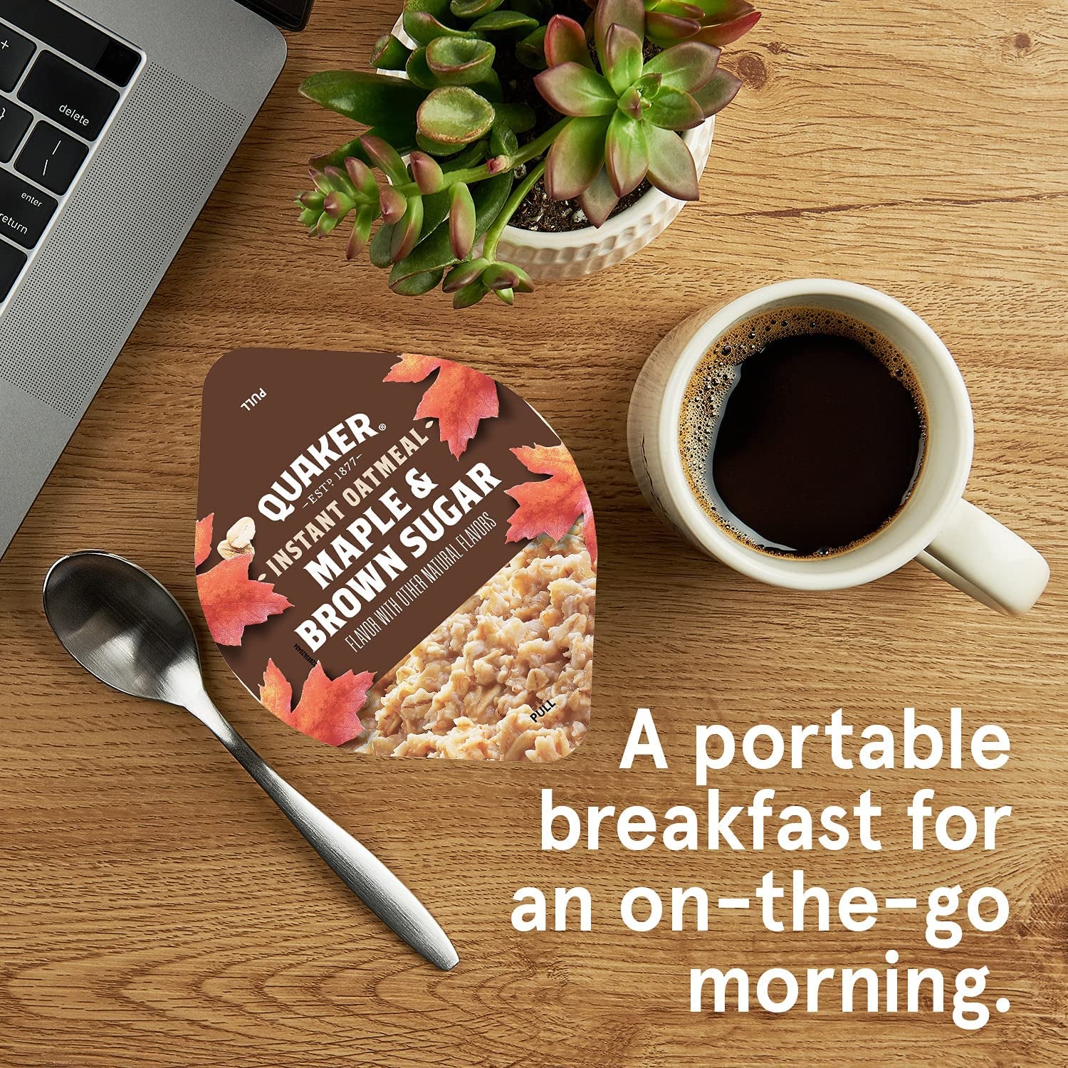Quaker Instant Oatmeal Express Cups, 10G Protein 2 Flavor Variety Pack, (Pack of 12)