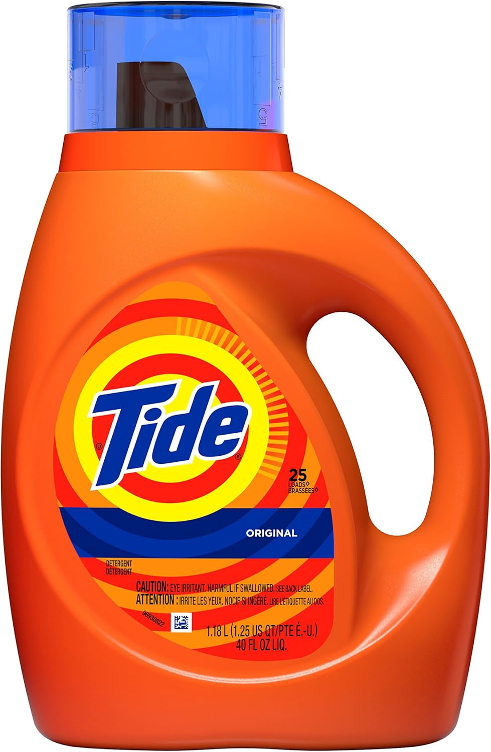 Tide Liquid Laundry Detergent, Original Scent, 125 Fl Oz, 100 Loads, Boosted Clean Even in Cold Water with Concentrated Washing Soap