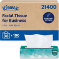 Kleenex® Professional Facial Tissue, Bulk (03076), 2-Ply, White, Flat Facial Tissue Boxes for Business, Convenience Case (125 Tissues/Box, 12 Boxes/Case, 1,500 Tissues/Case)
