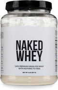 NAKED Whey 2LB 100% Grass Fed Whey Protein Powder - Only 1 Ingredient, Unflavored Whey Protein, NSF Certified, Undenatured, Gluten Free, Soy Free, No Gmos, No Preservatives