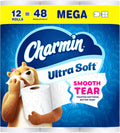 Charmin Ultra Soft Toilet Paper, 6 Mega Rolls = 24 Regular Rolls