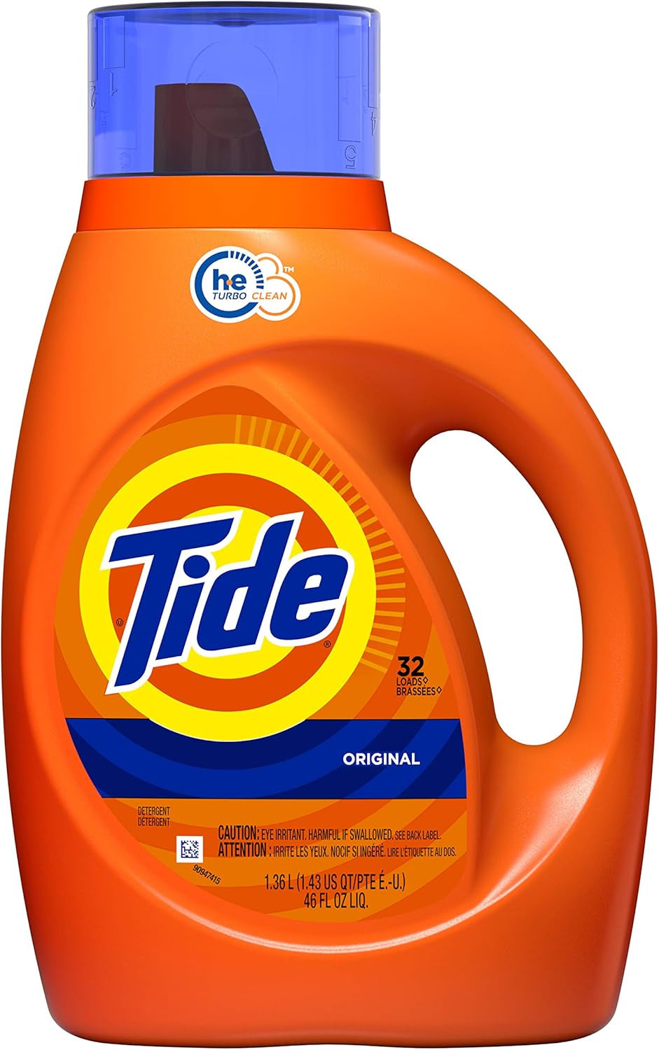 Tide Laundry Detergent Liquid, Original Scent, 64 Loads, 80 FL OZ, Works on 100% of Common Stains, Laundry Soap, Liquid Laundry Detergent