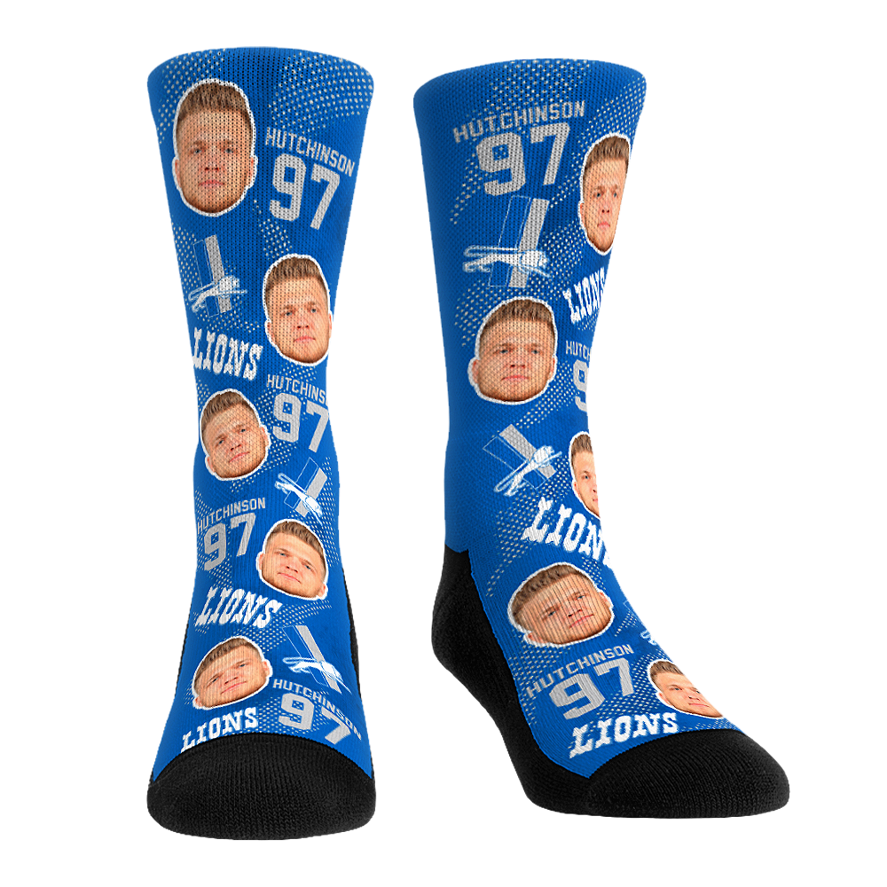 Aidan Hutchinson - Detroit Lions - Throwback Football Guy