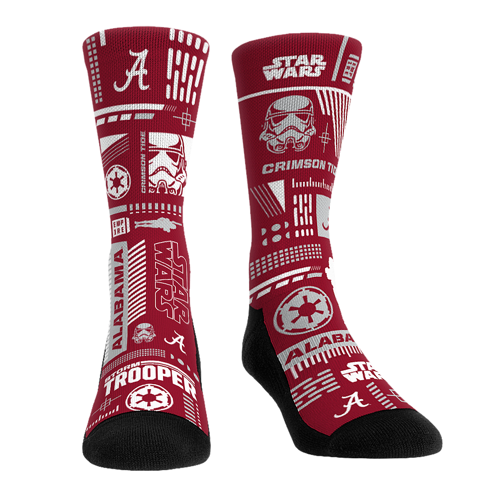 Alabama Crimson Tide - Star Wars - Stormtrooper Pattern
