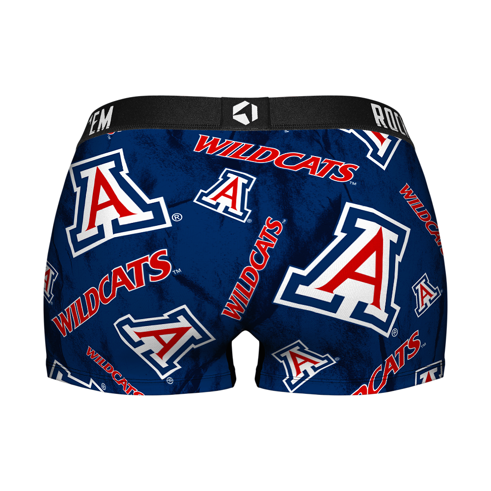 Women's Boy Shorts - Arizona Wildcats - Logo All-Over