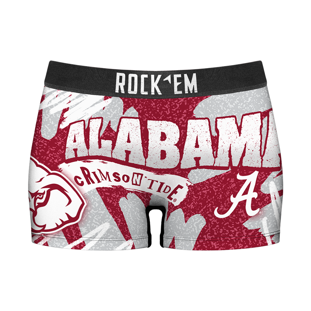Women's Boy Shorts - Alabama Crimson Tide - Team Blast