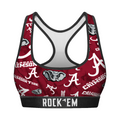 Women's Sports Bra - Alabama Crimson Tide - Logo All-Over