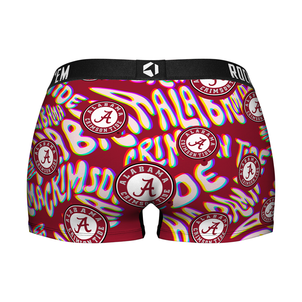 Women's Boy Shorts - Alabama Crimson Tide - Twisted Wordmark