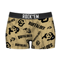 Women's Boy Shorts - Colorado Buffaloes - Logo All-Over