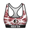 Women's Sports Bra - Florida State Seminoles - Team Tie Dye