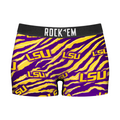 Women's Boy Shorts - LSU Tigers - Tiger Stripes