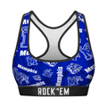 Women's Sports Bra - Memphis Tigers - Logo All-Over