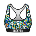 Women's Sports Bra - Michigan State Spartans - Twisted Wordmark