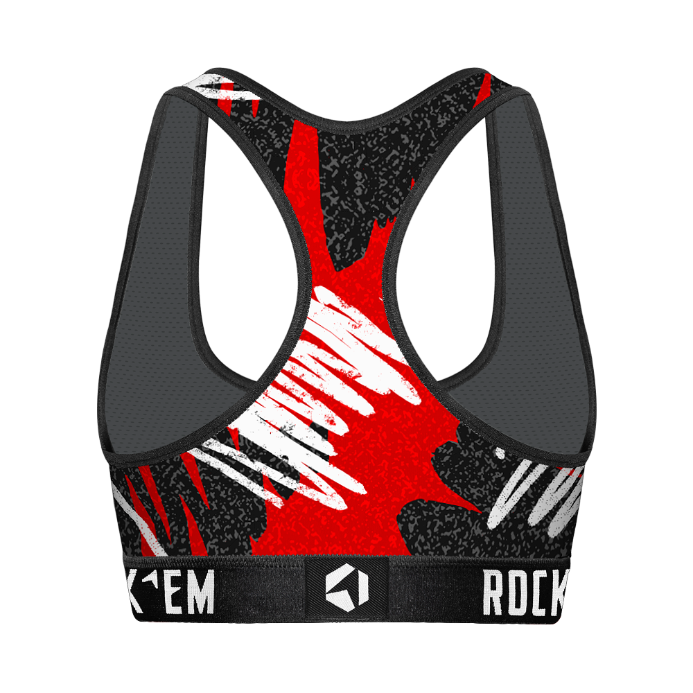 Women's Sports Bra - Nebraska Huskers - Team Blast