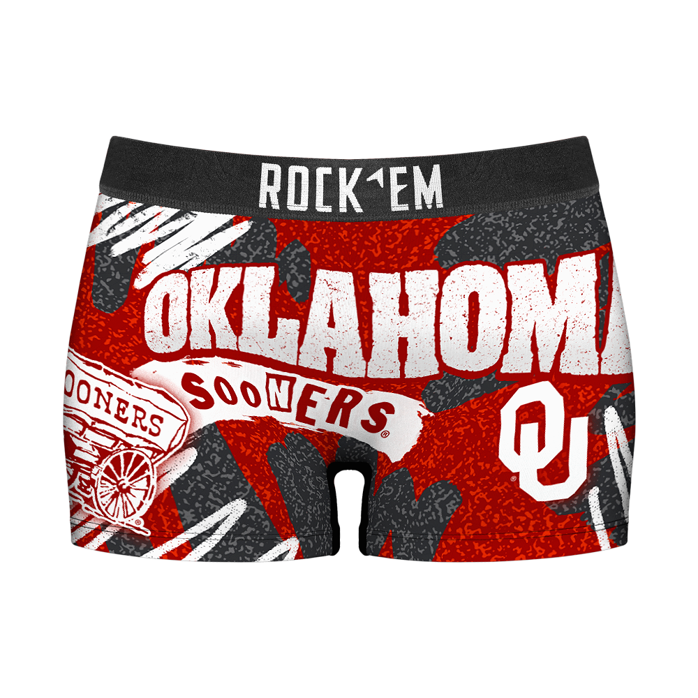Women's Boy Shorts - Oklahoma Sooners - Team Blast