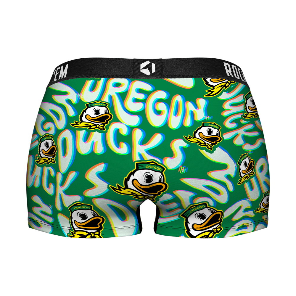 Women's Boy Shorts - Oregon Ducks - Twisted Wordmark